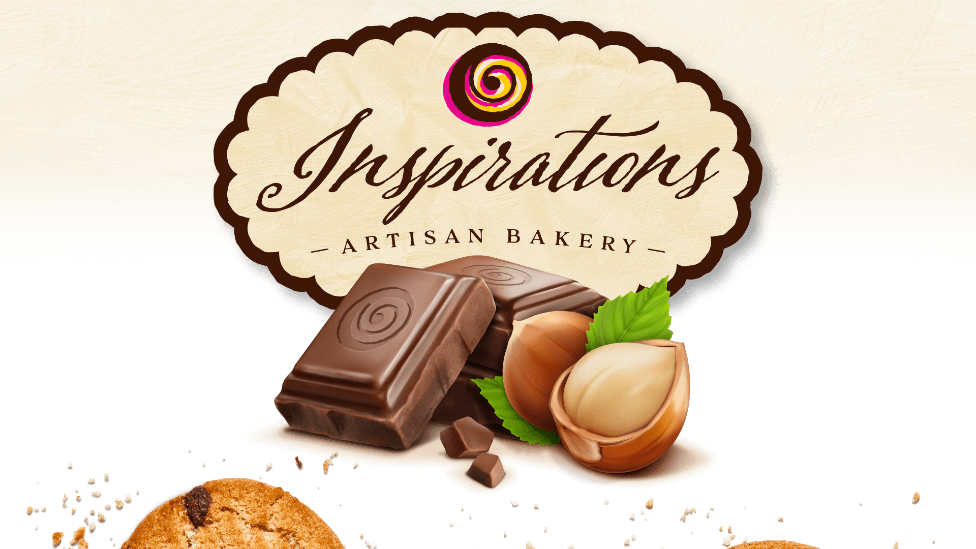 Inspirations Artisan Bakery Chocolate & Hazelnuts Illustration