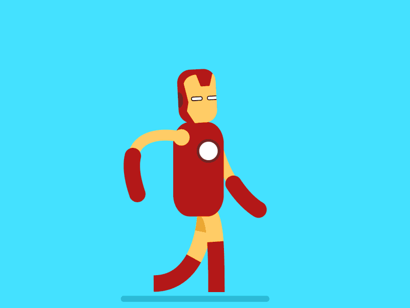 Iron Man superhero animation