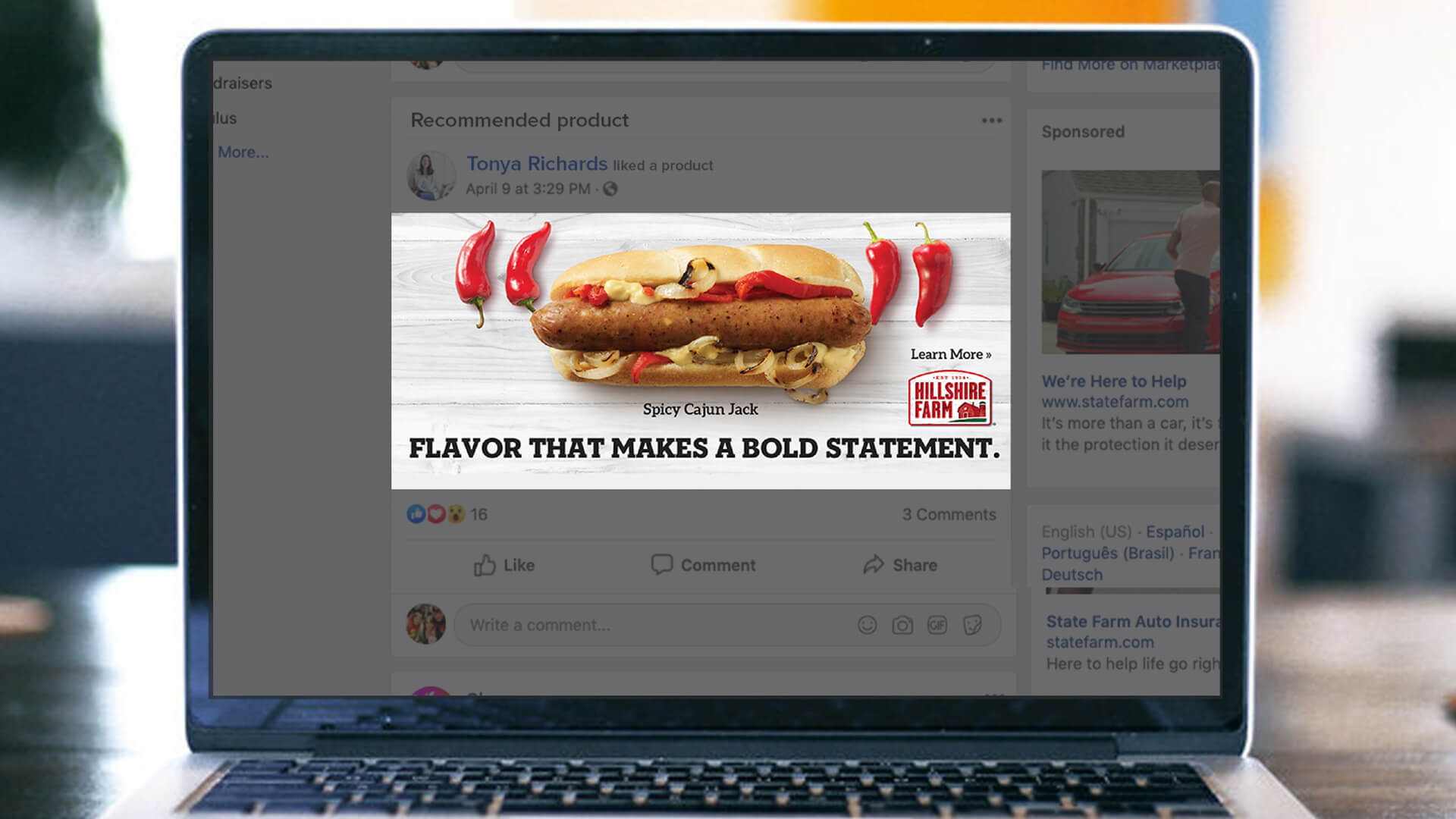 Hillshire Farms Flavor That Says Sausage Digital Ad