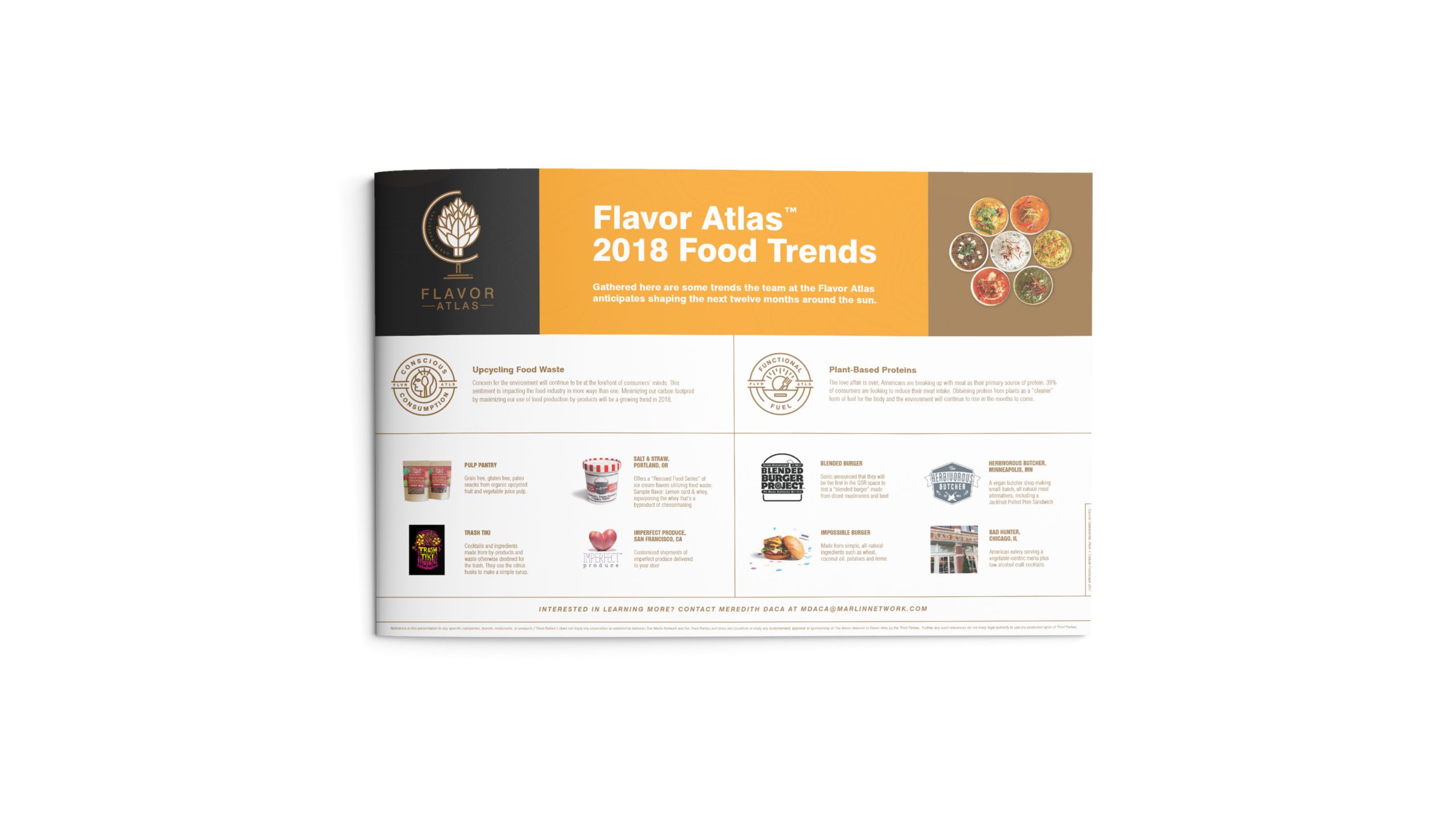 Flavor Atlas food trend booklet