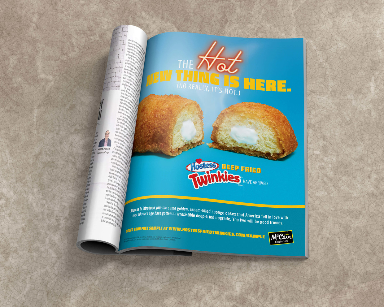 Hostess Deep Fried Twinkies magazine ad
