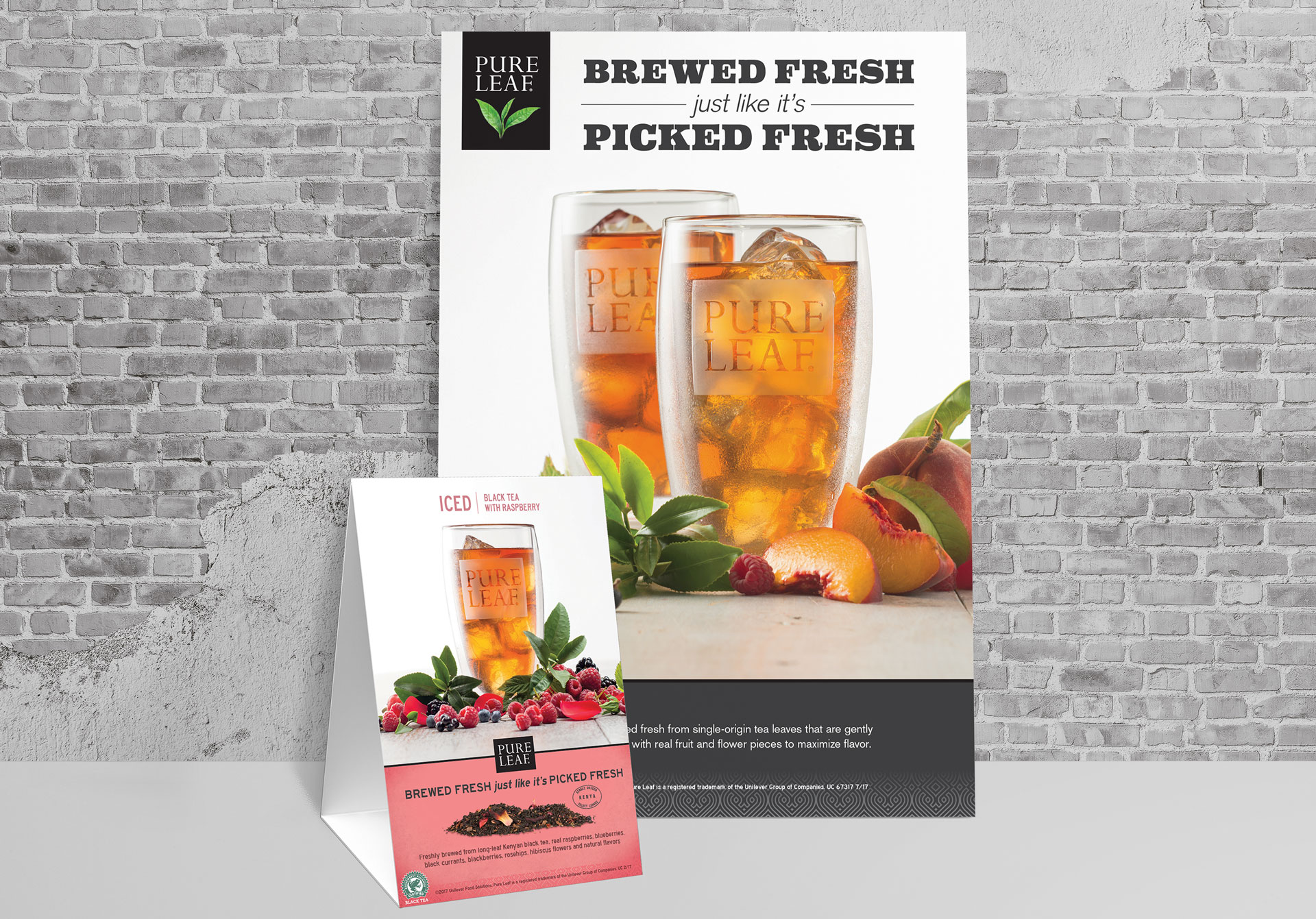 Pure Leaf Iced Tea point of sale materials